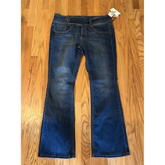 Y2K Urban Outfitters BDG Flare Jeans Size 34 Streetwear Blue Boot Cut NWT - Picture 1 of 8